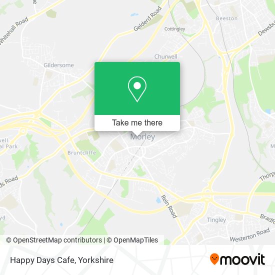 Happy Days Cafe map