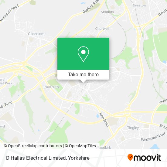 D Hallas Electrical Limited map