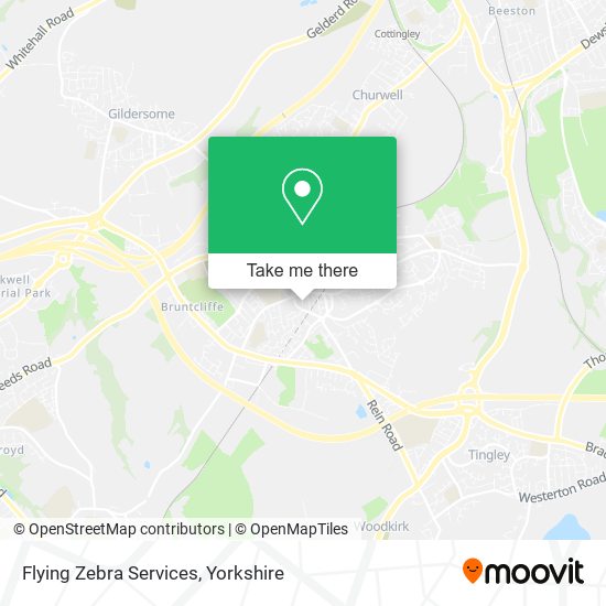 Flying Zebra Services map