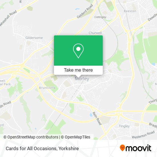 Cards for All Occasions map