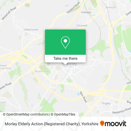 Morley Elderly Action (Registered Charity) map