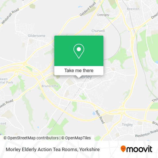 Morley Elderly Action Tea Rooms map