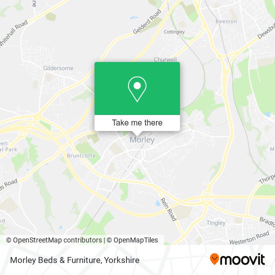 Morley Beds & Furniture map
