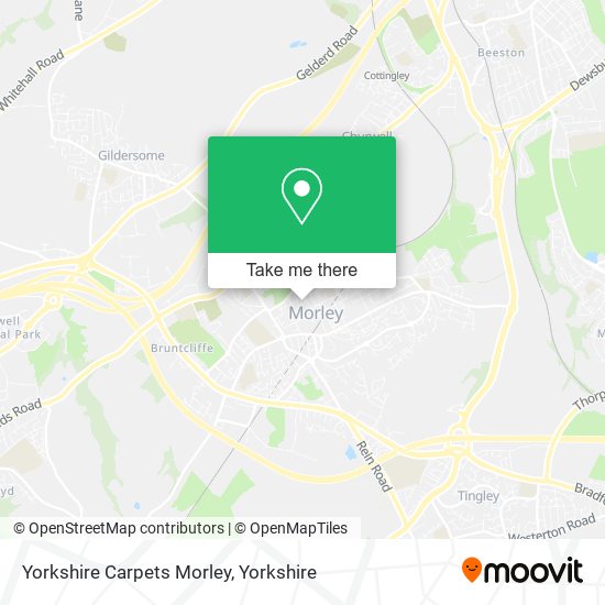 Yorkshire Carpets Morley map