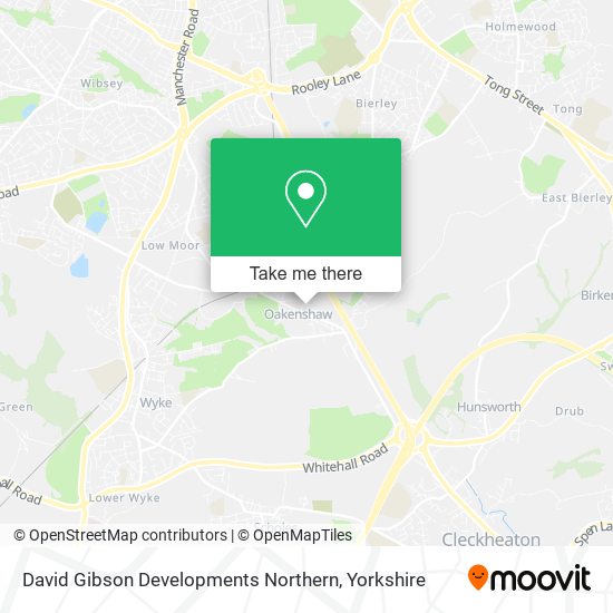 David Gibson Developments Northern map