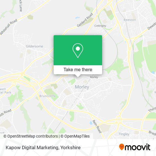 Kapow Digital Marketing map