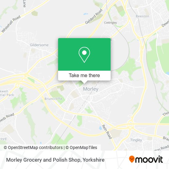Morley Grocery and Polish Shop map