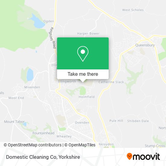 Domestic Cleaning Co map