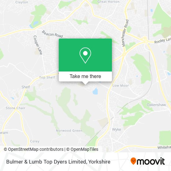 Bulmer & Lumb Top Dyers Limited map