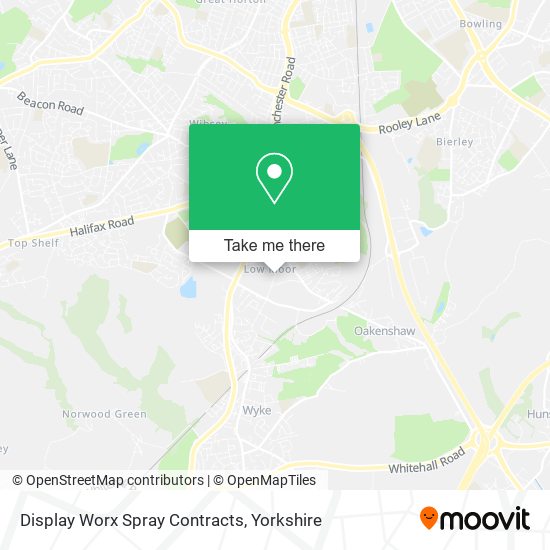 Display Worx Spray Contracts map