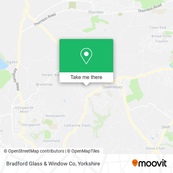 Bradford Glass & Window Co map