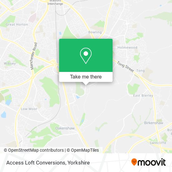 Access Loft Conversions map