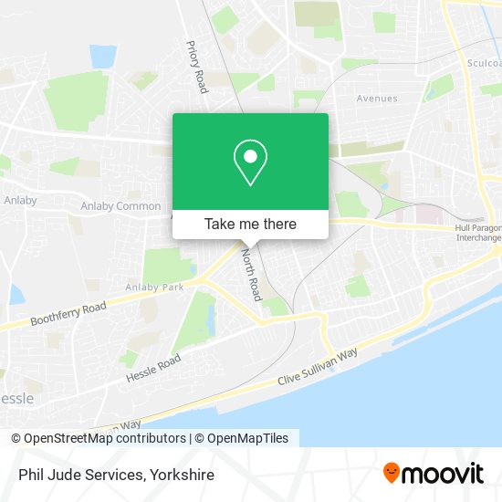 Phil Jude Services map