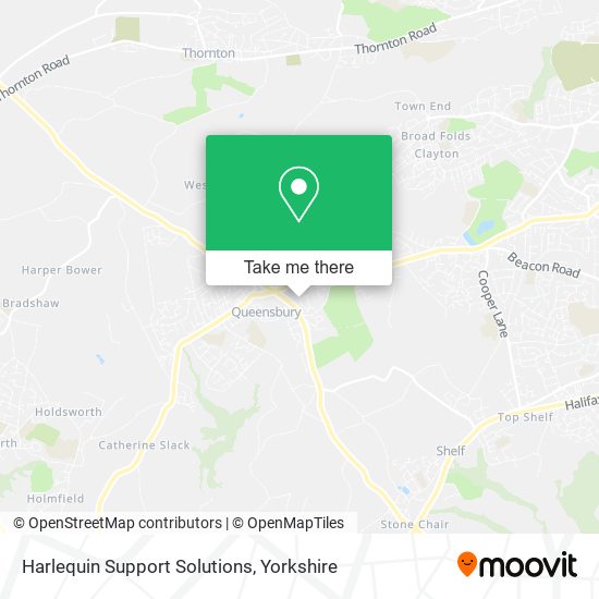 Harlequin Support Solutions map