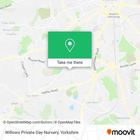 Willows Private Day Nursery map