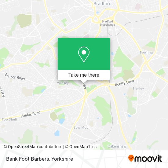 Bank Foot Barbers map