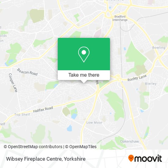 Wibsey Fireplace Centre map
