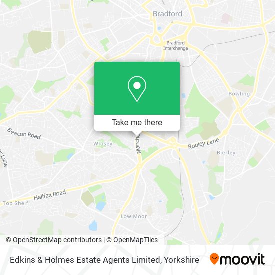 Edkins & Holmes Estate Agents Limited map