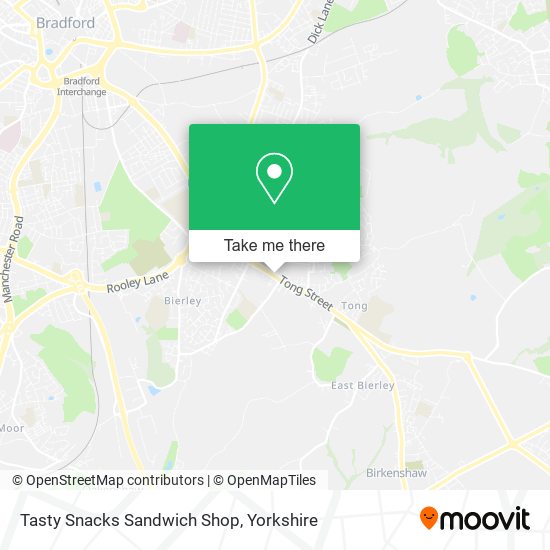 Tasty Snacks Sandwich Shop map