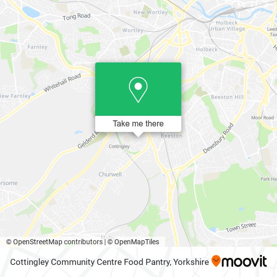 Cottingley Community Centre Food Pantry map