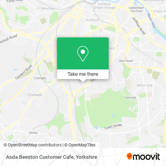 Asda Beeston Customer Cafe map