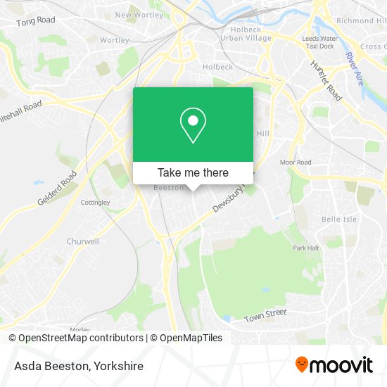 Asda Beeston map