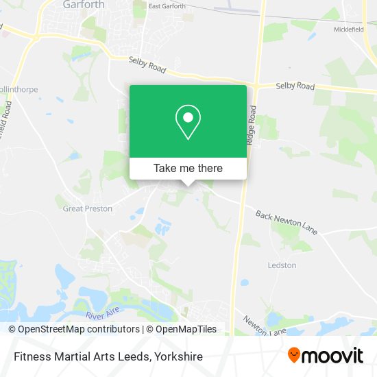 Fitness Martial Arts Leeds map