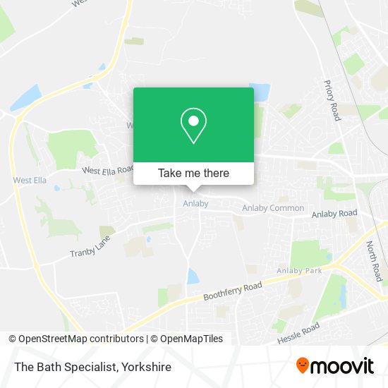 The Bath Specialist map