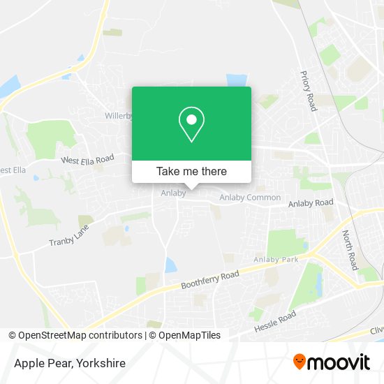 Apple Pear map