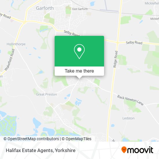 Halifax Estate Agents map