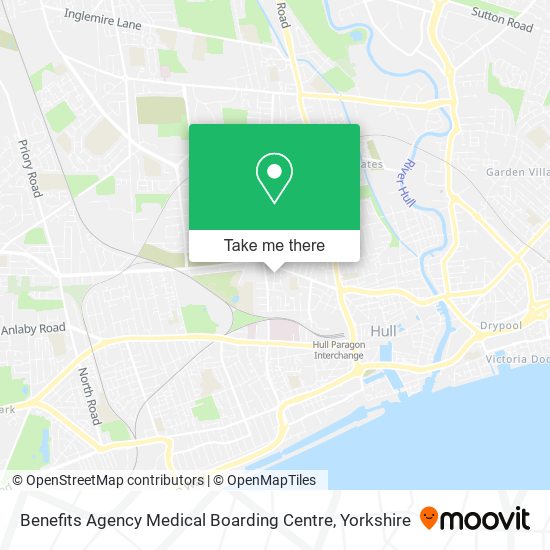 Benefits Agency Medical Boarding Centre map