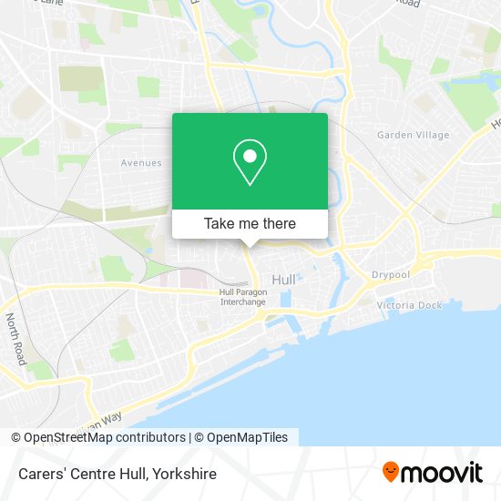 Carers' Centre Hull map