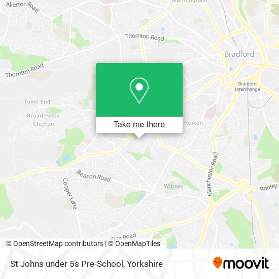 St Johns under 5s Pre-School map