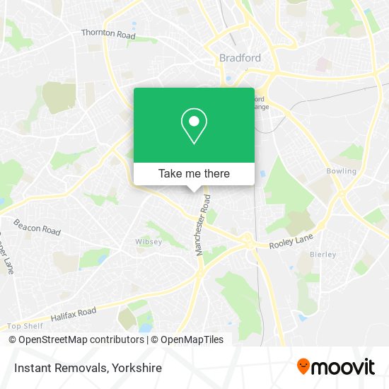 Instant Removals map