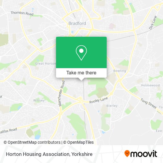 Horton Housing Association map