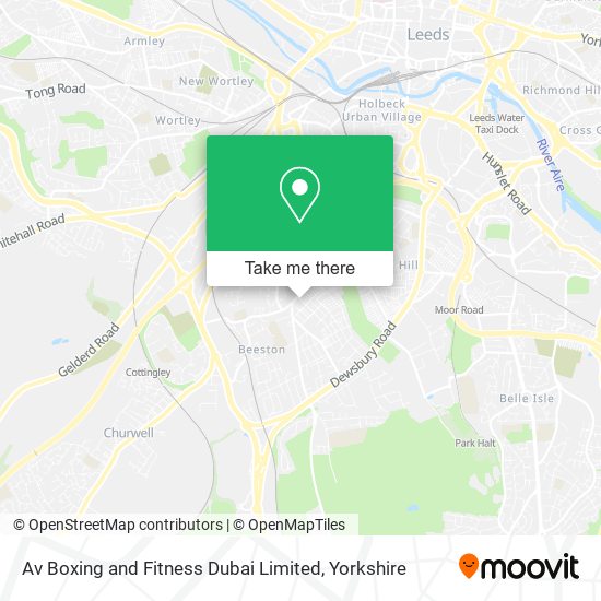 Av Boxing and Fitness Dubai Limited map