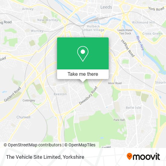 The Vehicle Site Limited map