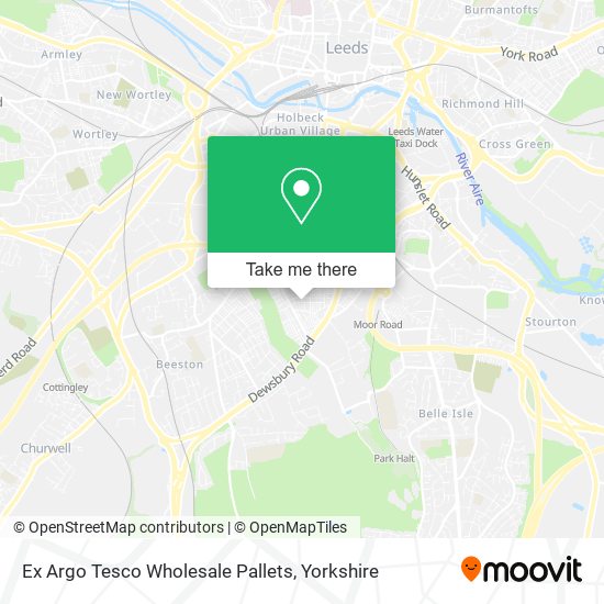 Ex Argo Tesco Wholesale Pallets map