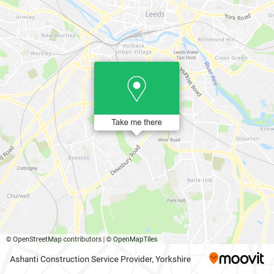 Ashanti Construction Service Provider map