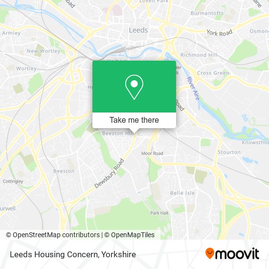 Leeds Housing Concern map