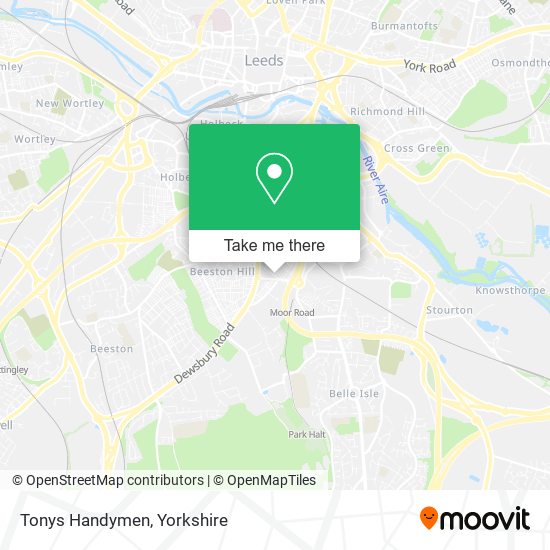 Tonys Handymen map