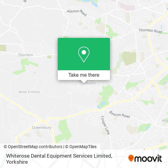 Whiterose Dental Equipment Services Limited map