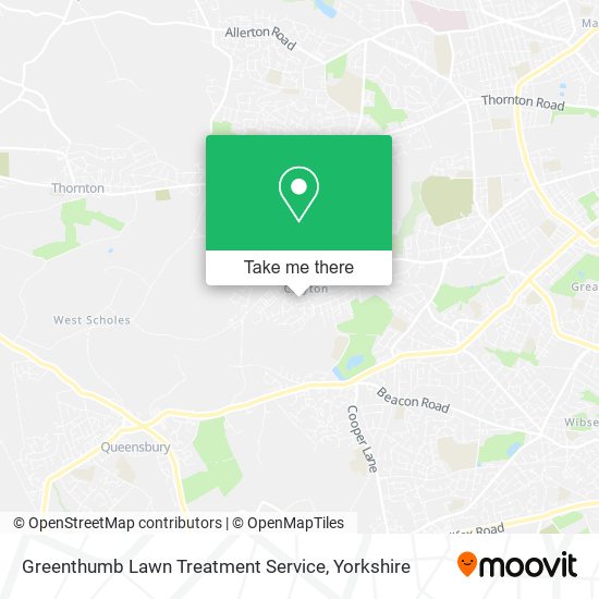Greenthumb Lawn Treatment Service map