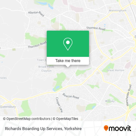 Richards Boarding Up Services map