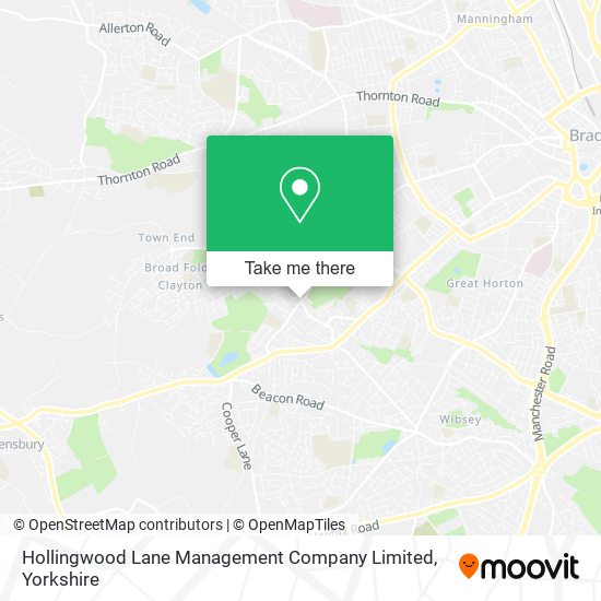 Hollingwood Lane Management Company Limited map