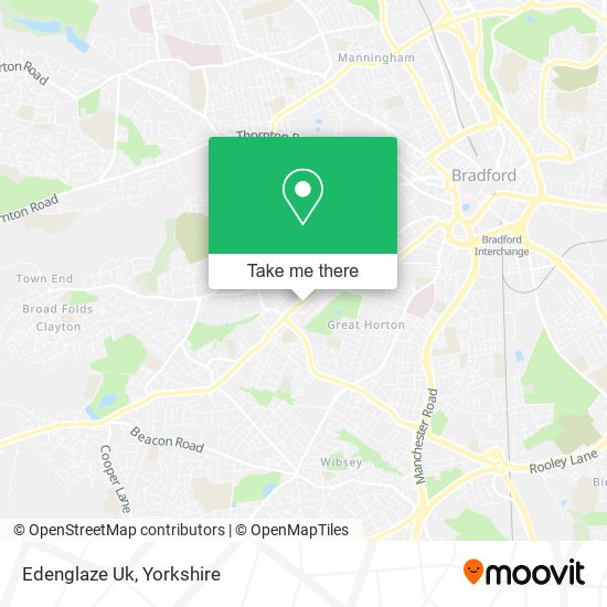 Edenglaze Uk map