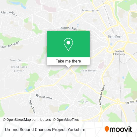 Ummid Second Chances Project map