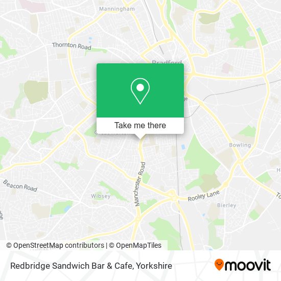 Redbridge Sandwich Bar & Cafe map