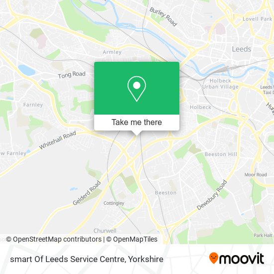 smart Of Leeds Service Centre map