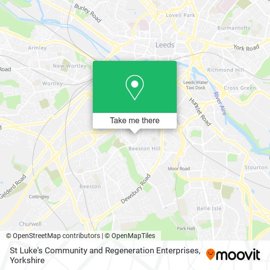 St Luke's Community and Regeneration Enterprises map